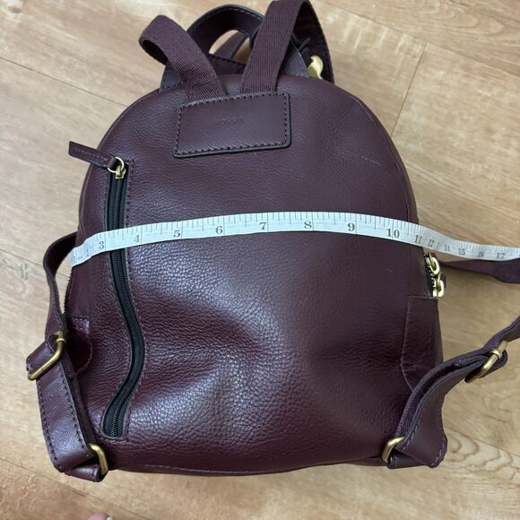 Fossil Megan Backpack Fig Small Purple Maroon Excellent Used Condition - Picture 10 of 12